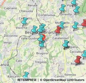 Mappa Via S. Nazzaro, 20842 Besana In Brianza MB, Italia (2.493)
