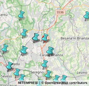 Mappa Via Cesare Battisti, 20833 Giussano MB, Italia (5.508)