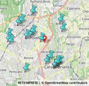 Mappa Via Cesare Battisti, 20833 Giussano MB, Italia (2.2015)