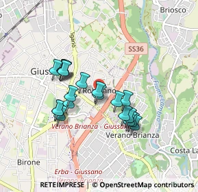 Mappa Via Cesare Battisti, 20833 Giussano MB, Italia (0.7295)