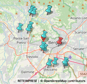 Mappa Via San Matteo con Benaglia, 24128 Bergamo BG, Italia (4.025)