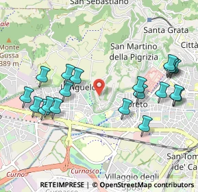 Mappa Via San Matteo con Benaglia, 24128 Bergamo BG, Italia (1.1145)