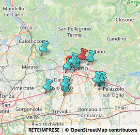 Mappa Via San Matteo con Benaglia, 24128 Bergamo BG, Italia (9.82917)