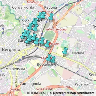 Mappa Via Amilcare Ponchielli, 24125 Bergamo BG, Italia (0.8805)
