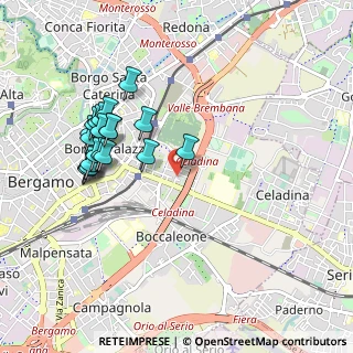 Mappa Via Amilcare Ponchielli, 24125 Bergamo BG, Italia (0.9605)