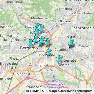 Mappa Via Amilcare Ponchielli, 24125 Bergamo BG, Italia (1.32143)