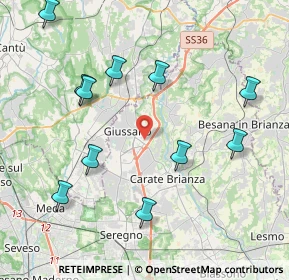 Mappa Via Longoni, 20833 Giussano MB, Italia (4.44364)