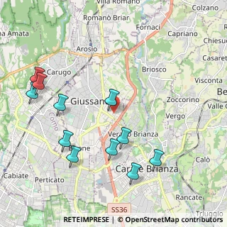 Mappa Via Longoni, 20833 Giussano MB, Italia (2.30364)