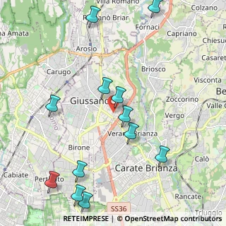 Mappa Via Longoni, 20833 Giussano MB, Italia (2.48417)