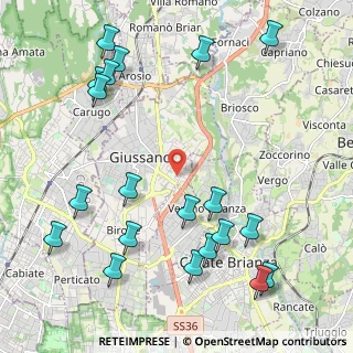 Mappa Via Longoni, 20833 Giussano MB, Italia (2.6435)