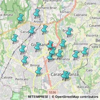 Mappa Via Longoni, 20833 Giussano MB, Italia (2.03474)