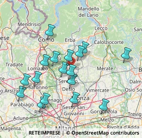 Mappa Via Longoni, 20833 Giussano MB, Italia (14.41118)