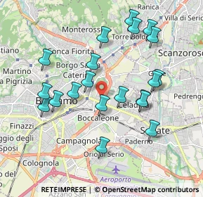 Mappa Via Sempione, 24125 Bergamo BG, Italia (1.881)