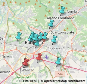 Mappa Via Sempione, 24125 Bergamo BG, Italia (3.06667)