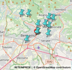 Mappa Via Sempione, 24125 Bergamo BG, Italia (2.70545)