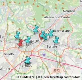 Mappa Via Sempione, 24125 Bergamo BG, Italia (3.25364)