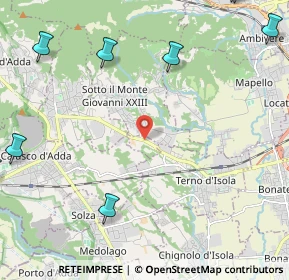 Mappa Strada Provinciale, 24030 Sotto il Monte Giovanni XXIII BG, Italia (3.73667)