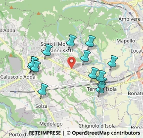 Mappa 24030 Sotto il Monte Giovanni XXIII BG, Italia (1.77214)