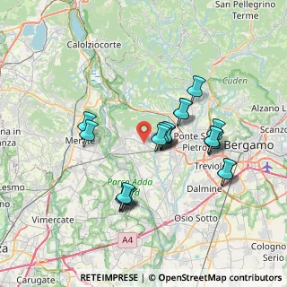 Mappa Strada Provinciale, 24030 Sotto il Monte Giovanni XXIII BG, Italia (6.4615)
