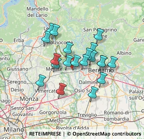 Mappa Strada Provinciale, 24030 Sotto il Monte Giovanni XXIII BG, Italia (10.8055)