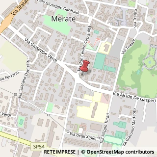 Mappa Viale Giuseppe Verdi, 99, 23807 Merate, Lecco (Lombardia)