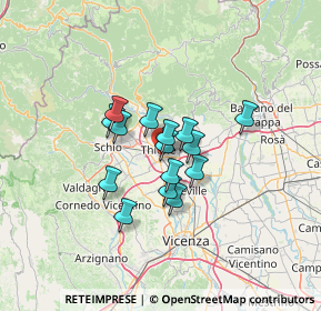 Mappa Via Masere, 36016 Thiene VI, Italia (8.73333)