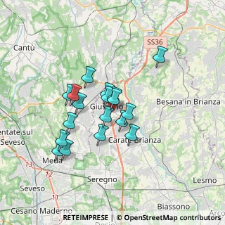 Mappa Via Lecco, 20833 Giussano MB, Italia (2.72722)