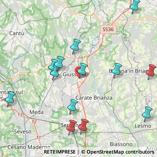 Mappa Via Lecco, 20833 Giussano MB, Italia (5.64267)
