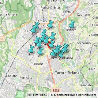 Mappa Via Lecco, 20833 Giussano MB, Italia (1.1745)