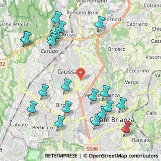Mappa Via Lecco, 20833 Giussano MB, Italia (2.575)