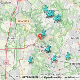 Mappa Via dei Giovi, 22060 Carimate CO, Italia (4.70417)