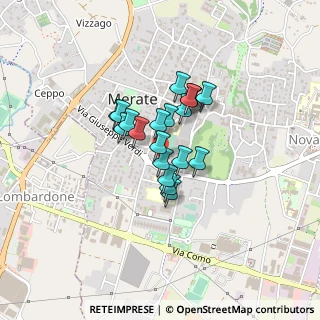 Mappa Via San Dionigi, 23807 Merate LC, Italia (0.265)