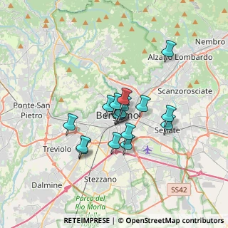 Mappa Presso Centro Biomedico, 24121 Bergamo BG, Italia (2.41412)