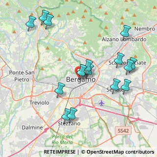 Mappa Presso Centro Biomedico, 24121 Bergamo BG, Italia (4.1775)
