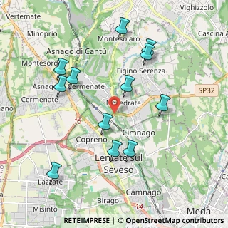 Mappa Strada Provinciale, 22060 Lentate sul Seveso MB, Italia (2.0275)