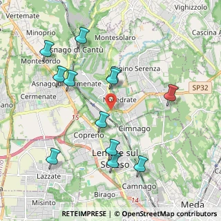 Mappa Strada Provinciale, 22060 Lentate sul Seveso MB, Italia (2.10583)