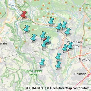 Mappa Via dell'Industria, 24039 Sotto il Monte Giovanni XXIII BG, Italia (3.48933)