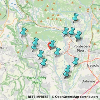 Mappa Via dell'Industria, 24039 Sotto il Monte Giovanni XXIII BG, Italia (3.91875)