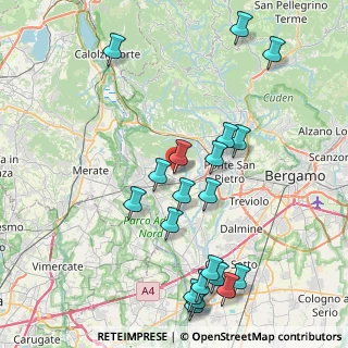 Mappa Via dell'Industria, 24039 Sotto il Monte Giovanni XXIII BG, Italia (9.318)