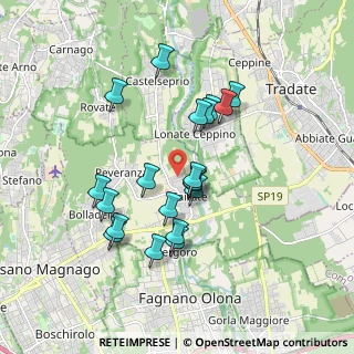 Mappa Via Mascheroni, 21050 Cairate VA, Italia (1.593)