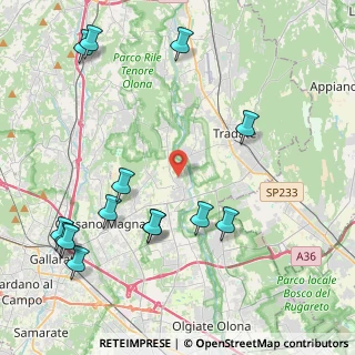 Mappa Via Mascheroni, 21050 Cairate VA, Italia (5.15857)