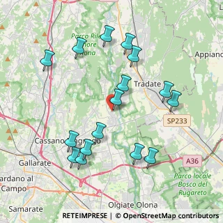 Mappa Via Mascheroni, 21050 Cairate VA, Italia (4.10563)