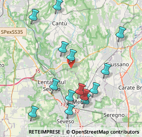 Mappa Via Brughiera, 22060 Novedrate CO, Italia (4.33643)