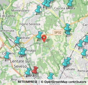 Mappa Via Brughiera, 22060 Novedrate CO, Italia (2.8695)