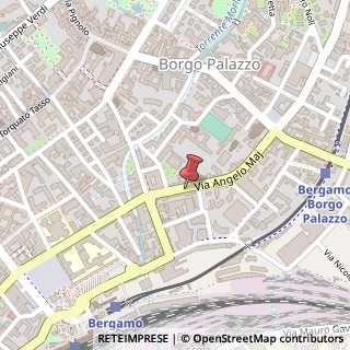 Mappa Via Angelo Maj, 17A, 24121 Bergamo, Bergamo (Lombardia)