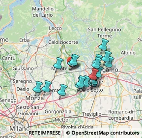 Mappa Viale delle Industrie, 24030 Carvico BG, Italia (10.8725)