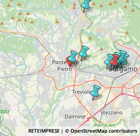 Mappa Via Cavour, 24036 Curno BG, Italia (4.20818)