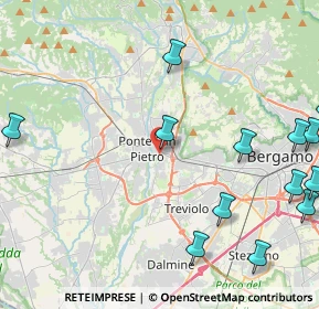 Mappa Via Cavour, 24036 Curno BG, Italia (6.04143)