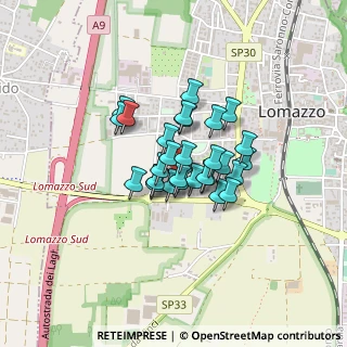 Mappa Piazzale Europa, 22074 Lomazzo CO, Italia (0.25862)