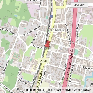 Mappa Via Padre Giuliani, 748/E, 21044 Cavaria con Premezzo, Varese (Lombardia)